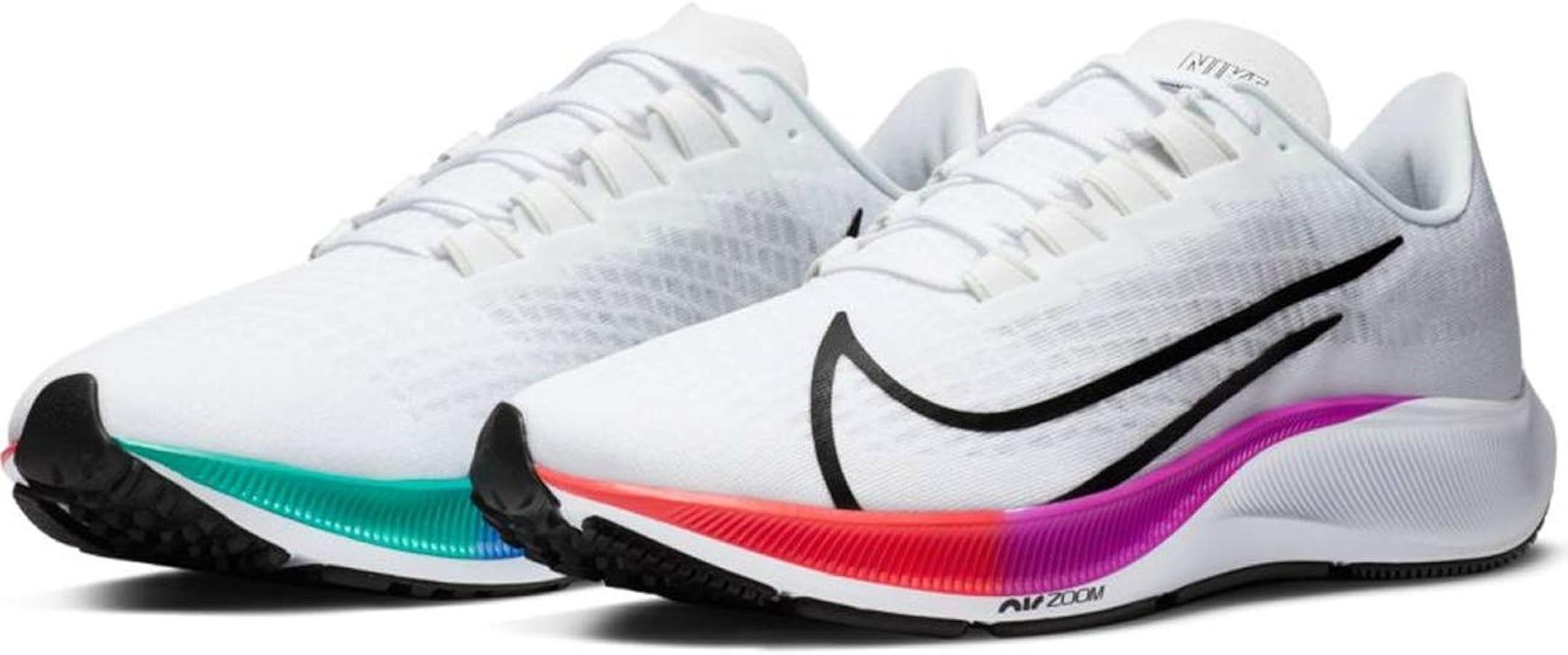 Amazon | [ナイキ] エア ズーム ペガサス 37 BQ9646-103 （ホワイト