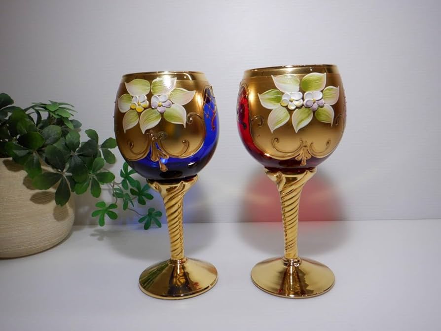 MURANO ムラノ ミルフィオリ 金彩 ドルフィン モチーフ グラス MURANO