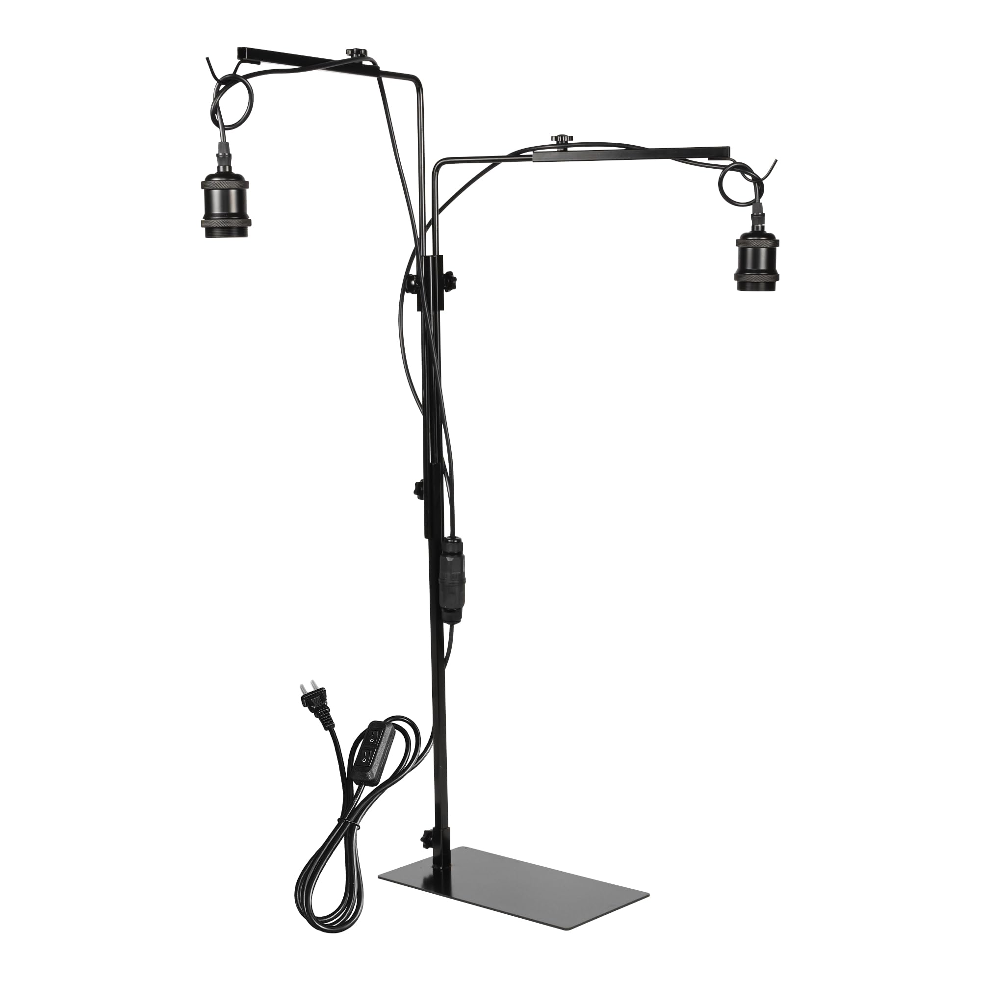 Amazon.co.jp: FSLIVING 植物育成スタンド 2灯 角度調節可 成長促進