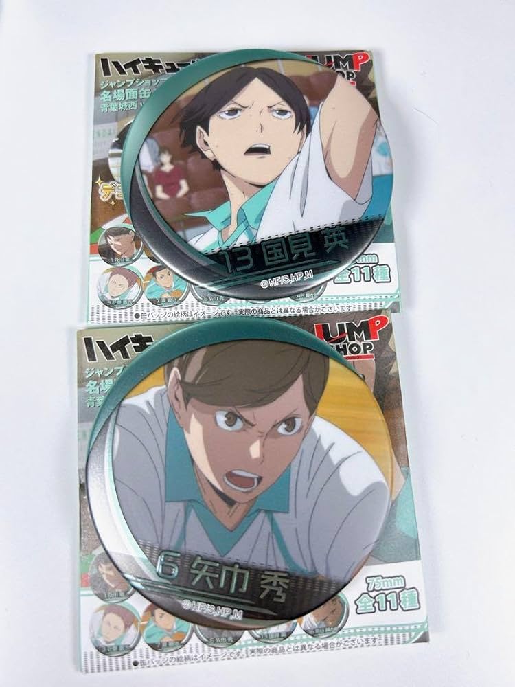 Amazon.co.jp: ハイキュー?? 合同練習会 名場面缶バッジ 青葉城西 国見