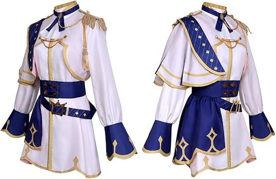 Amazon.co.jp: 鳳えむコスプレ衣装騎士服 変装仮装 ウィッグ追加可能