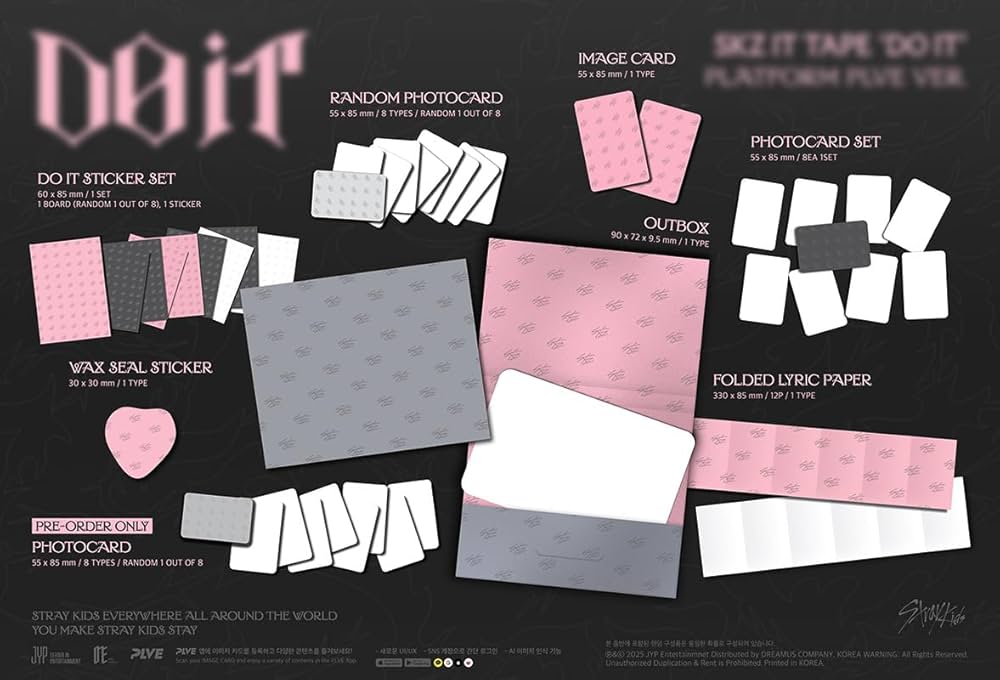 Amazon.co.jp: PLATFORM PLVE Ver. Stray Kids アルバム DO IT (SKZ IT