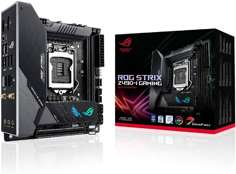 Amazon | ASUS INTEL Z490 搭載 LGA1200 対応 マザーボード ROG STRIX