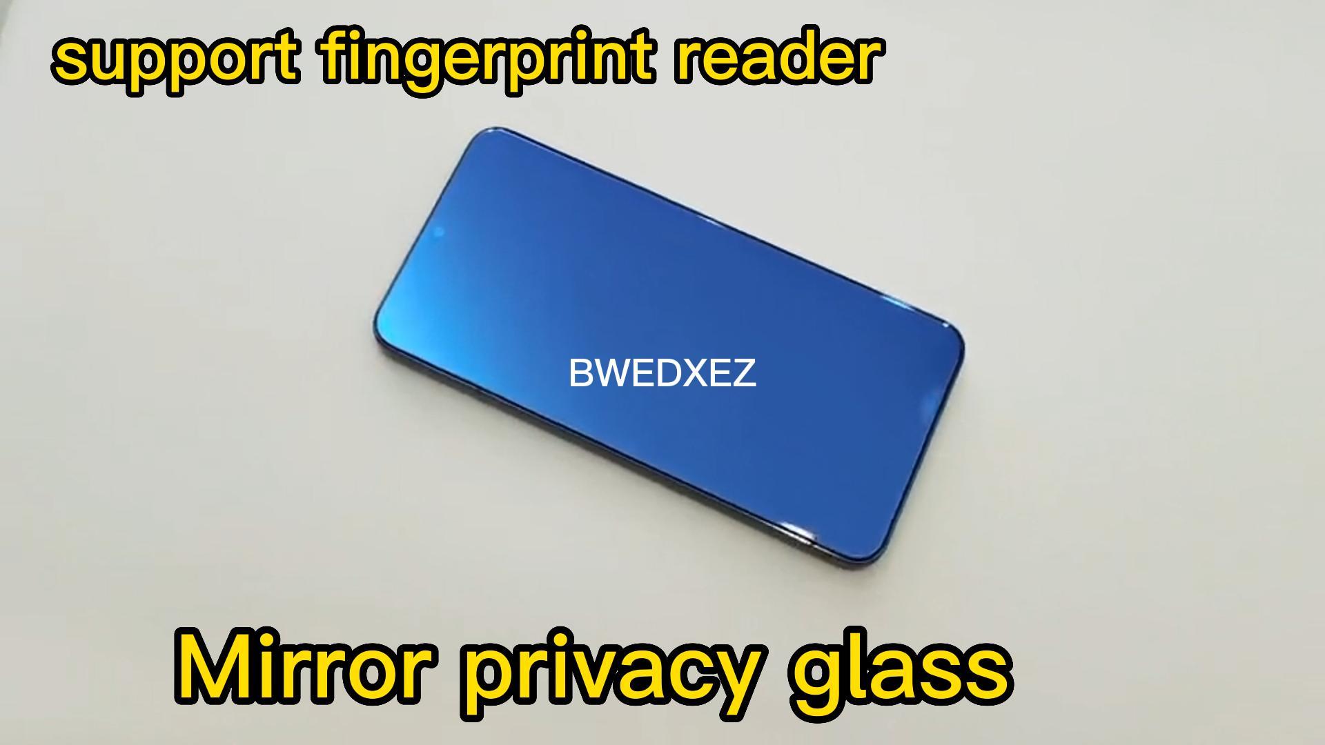Amazon.com: BWEDXEZ 2 Pack Anti-Blue Privacy Tempered Glass for