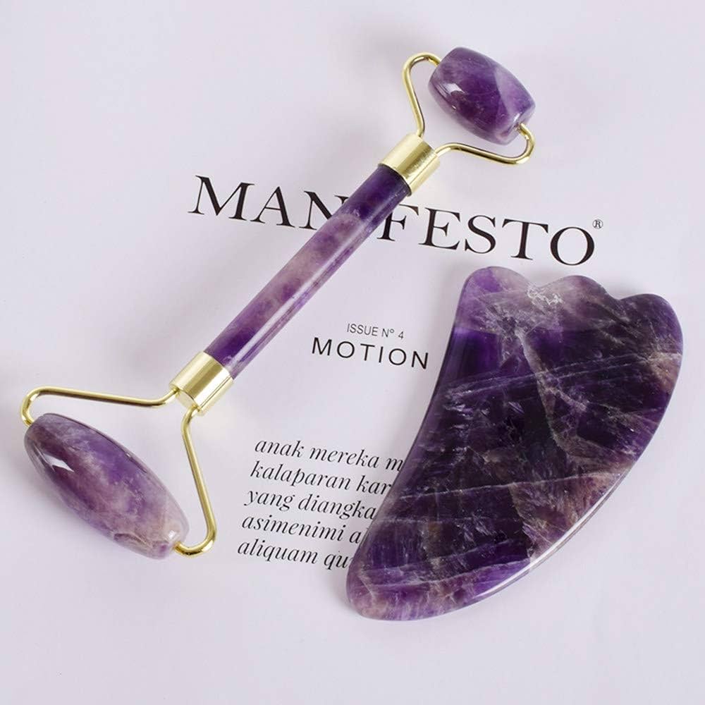 Amazon.co.jp: ヒスイローラー、ジェイドローラーの顔、ダブル