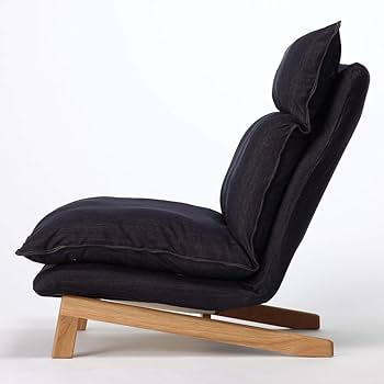 Amazon.co.jp: 無印良品 綿デニムハイバックリクライニングソファ・1