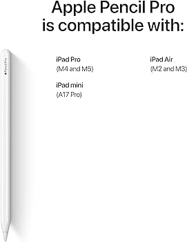 Amazon.com: Apple Pencil Pro: Latest Model - Device Compatibility