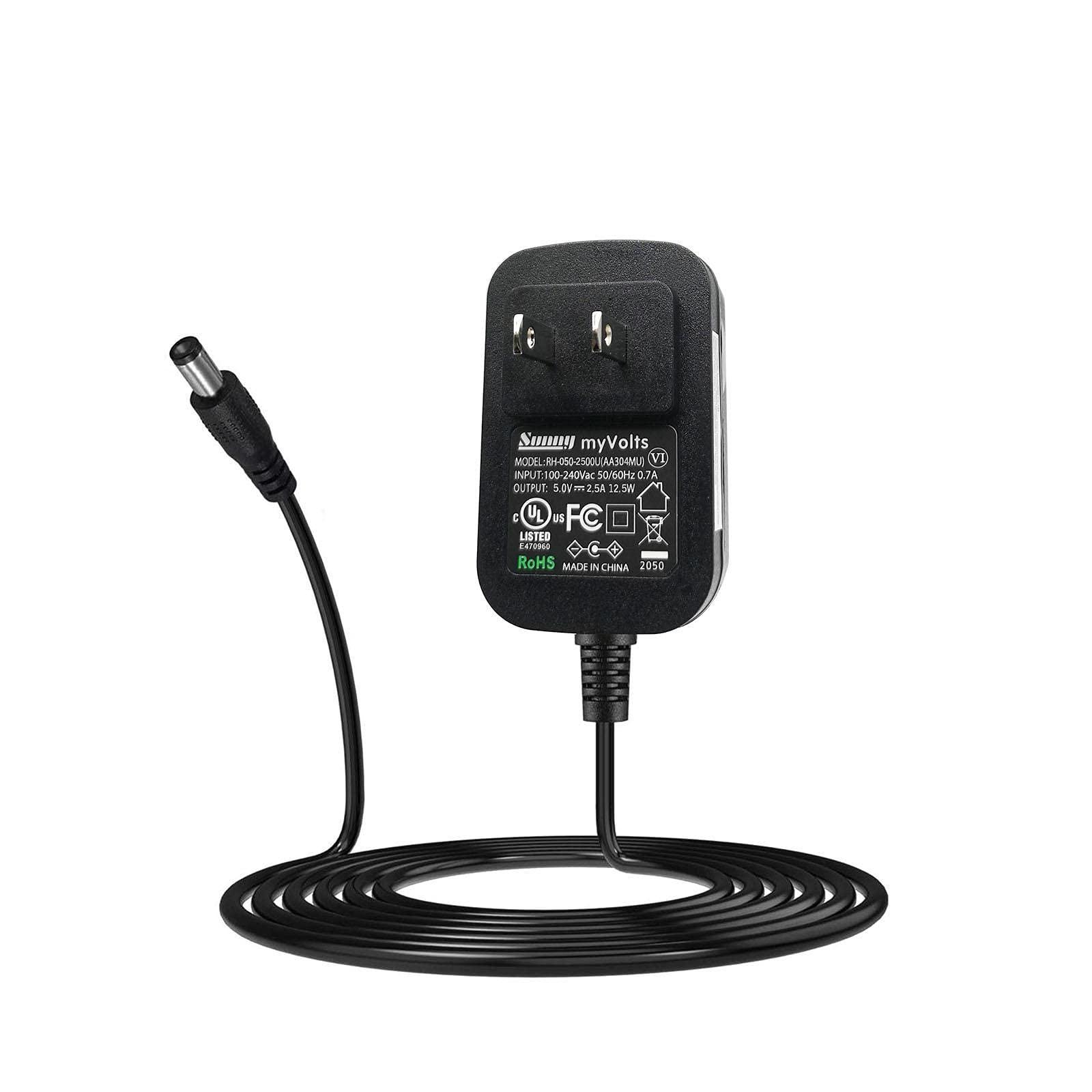 Amazon.com: MyVolts 5V Power Supply Adaptor Compatible with