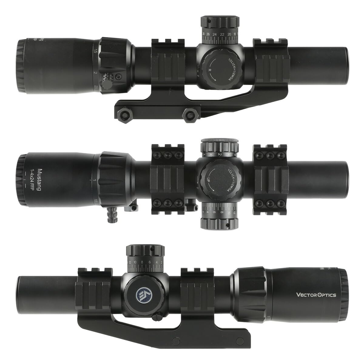 Amazon | ベクターオプティクス Mustang 1-4×24 FFP ショートライフル