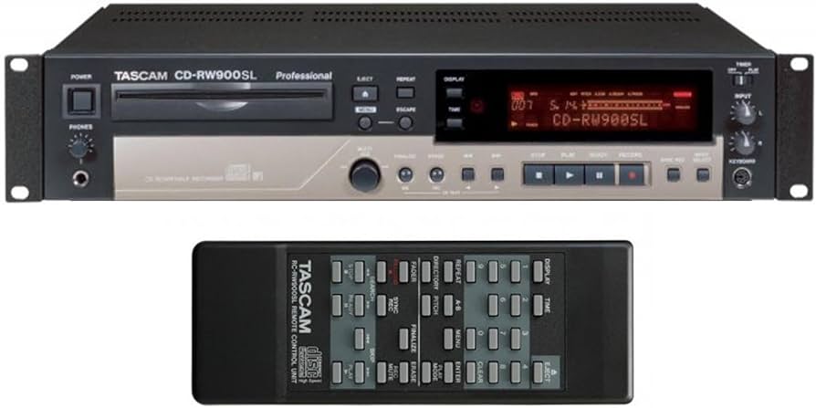 Amazon.com: TASCAM CD-RW900SL Slot-loading CD Recorder : Musical