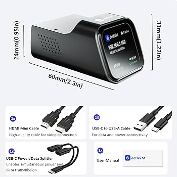 Amazon.com: JetKVM IP KVM PC Remote Control, Jet KVM Over IP