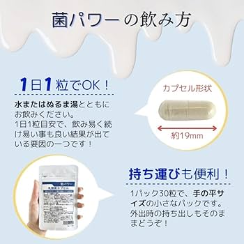 Amazon | 乳酸菌 サプリメント 20兆個 23種の乳酸菌 + 発酵酵素 菌活