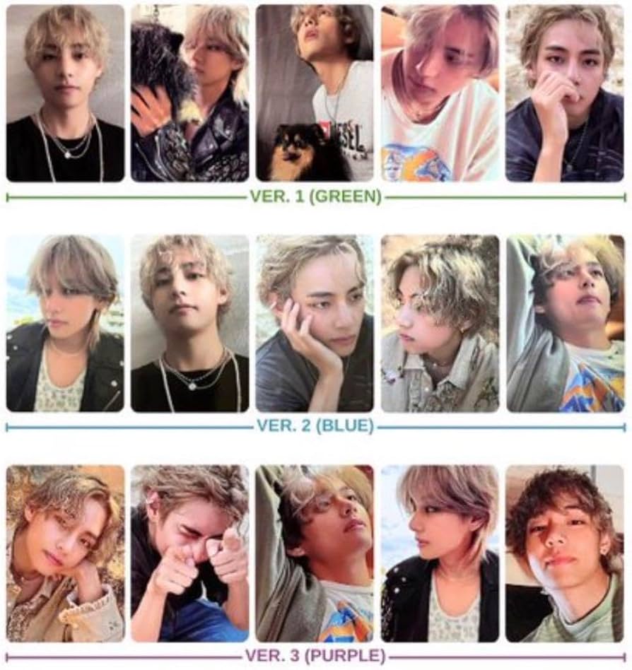 Amazon.co.jp: bts v テテ layover トレカ 3形態セット 15枚セット