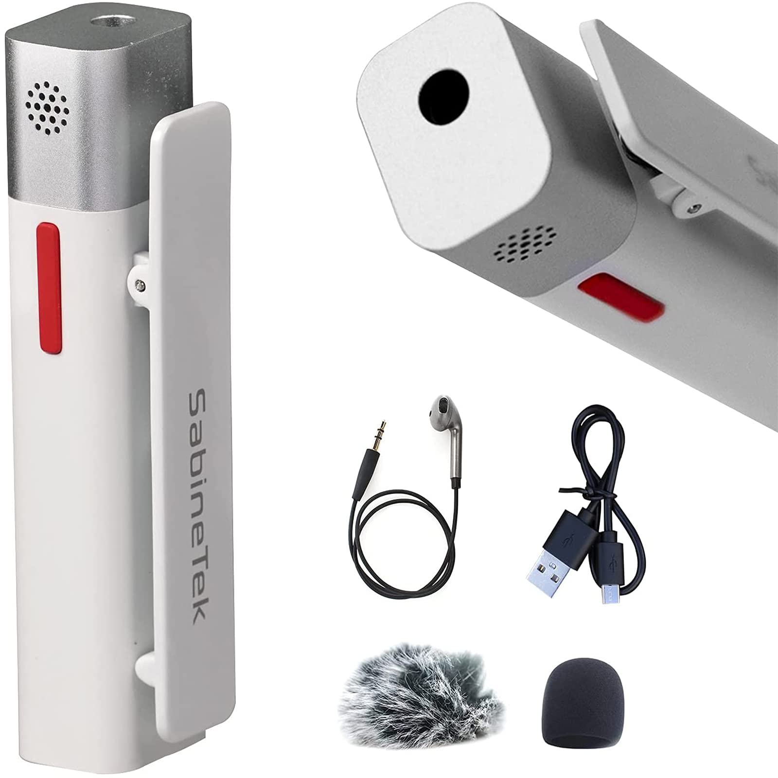 Amazon.co.jp: SabineTek SmartMike+超小型ワイヤレスマイク Bluetooth