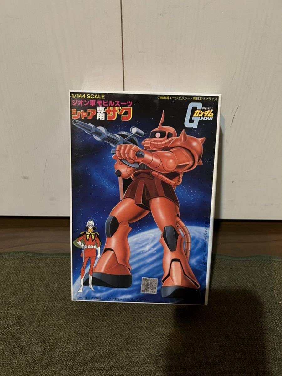Amazon.co.jp: 1/144 シャア専用ザク 説明書2枚 プラモデル 旧キット