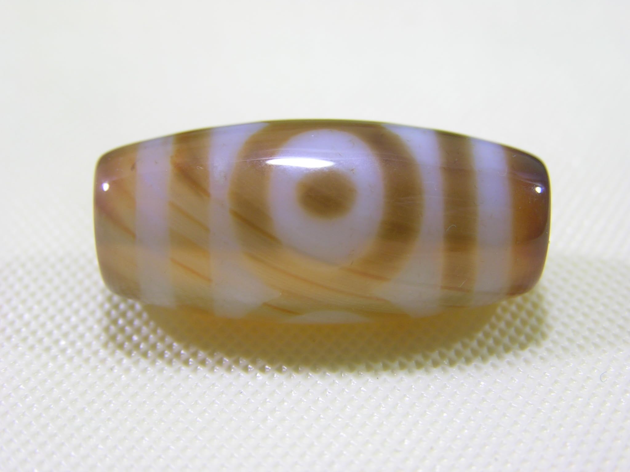 609天珠 特殊 三眼虎牙天珠 三角形 dzibeads！