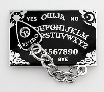 Amazon.com: Pinsanity Black Ouija Board with Planchette Charm