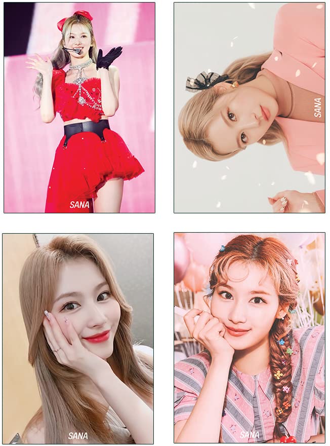 Amazon.co.jp: サナ グッズ ポスター 12枚 + シールセット 1枚 12