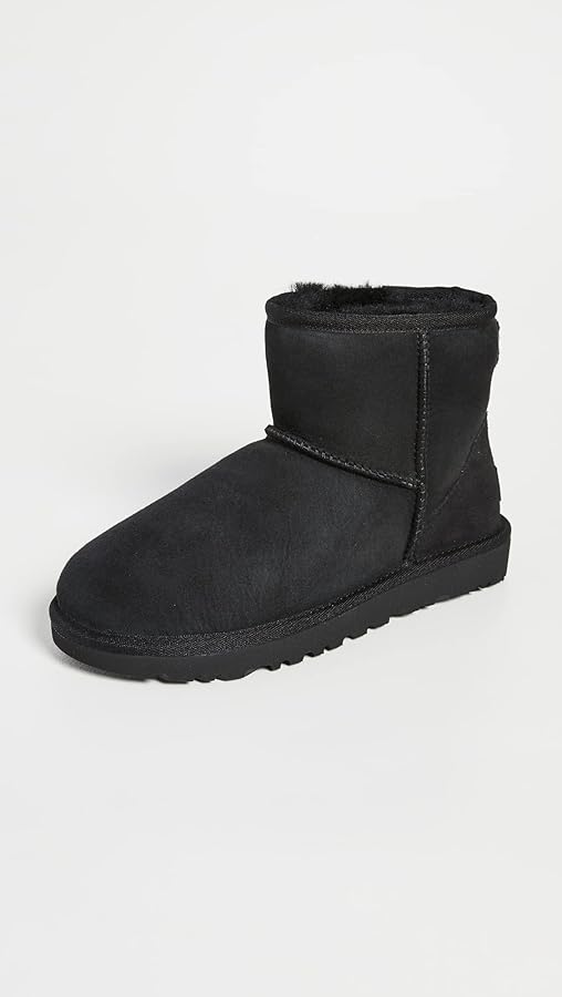 Amazon.com | UGG Women's Classic Mini Ii Boot, Black, 05 | Shoes
