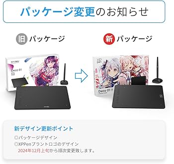 Amazon.co.jp: XPPen ペンタブレット Decoシリーズ 板タブ スマホ対応