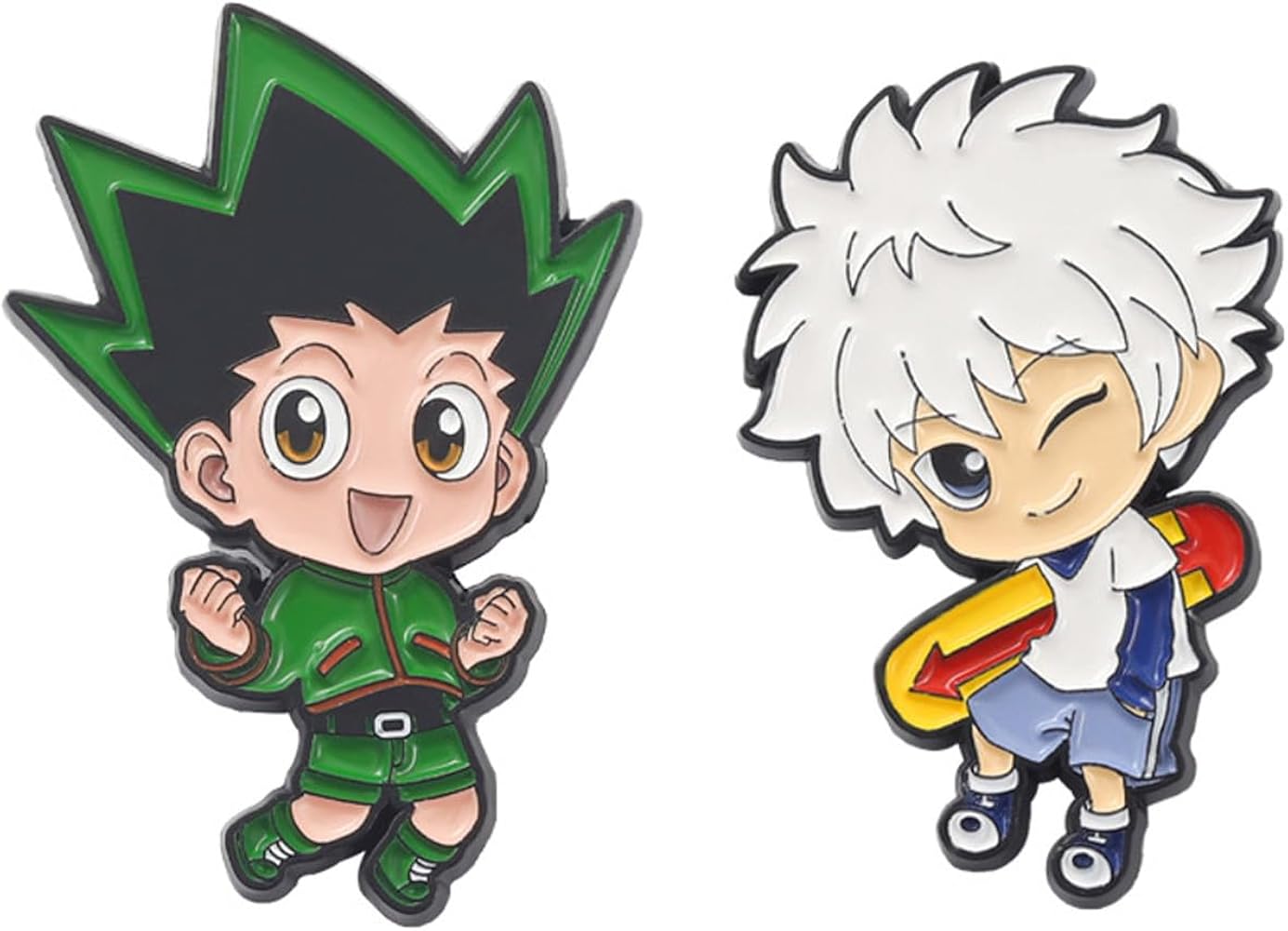 Amazon.co.jp: ハンター×ハンター ブローチ 合金製 ピンバッジ 5点