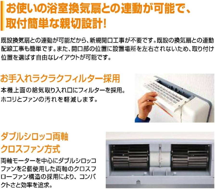 Amazon.co.jp: 高須産業(TSK) 浴室換気乾燥暖房機(壁面取付タイプ