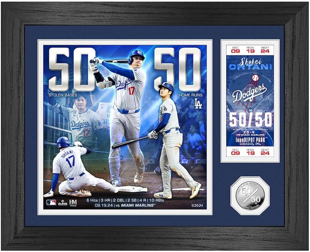 Amazon | [公式ライセンス品] ロサンゼルス・ドジャース 大谷翔平 50