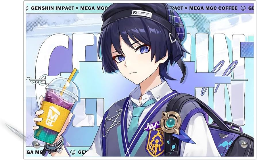 Amazon.co.jp: 原神 放浪者 Mega Coffeeコラボ 散兵×Mega Coffee メガ