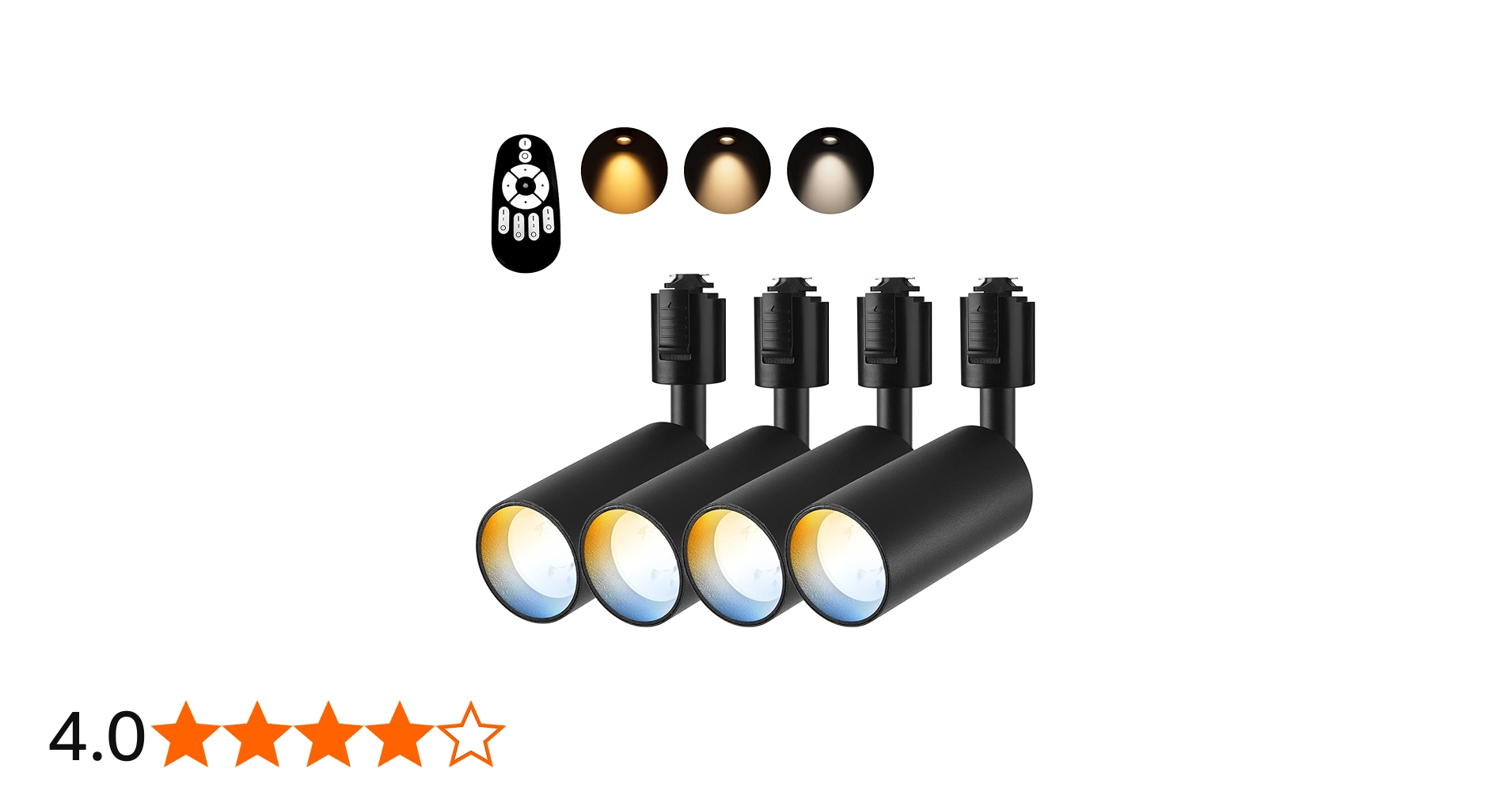 Amazon.co.jp : ANWIO スポットライト 4個セット ダクトレール用 50W型