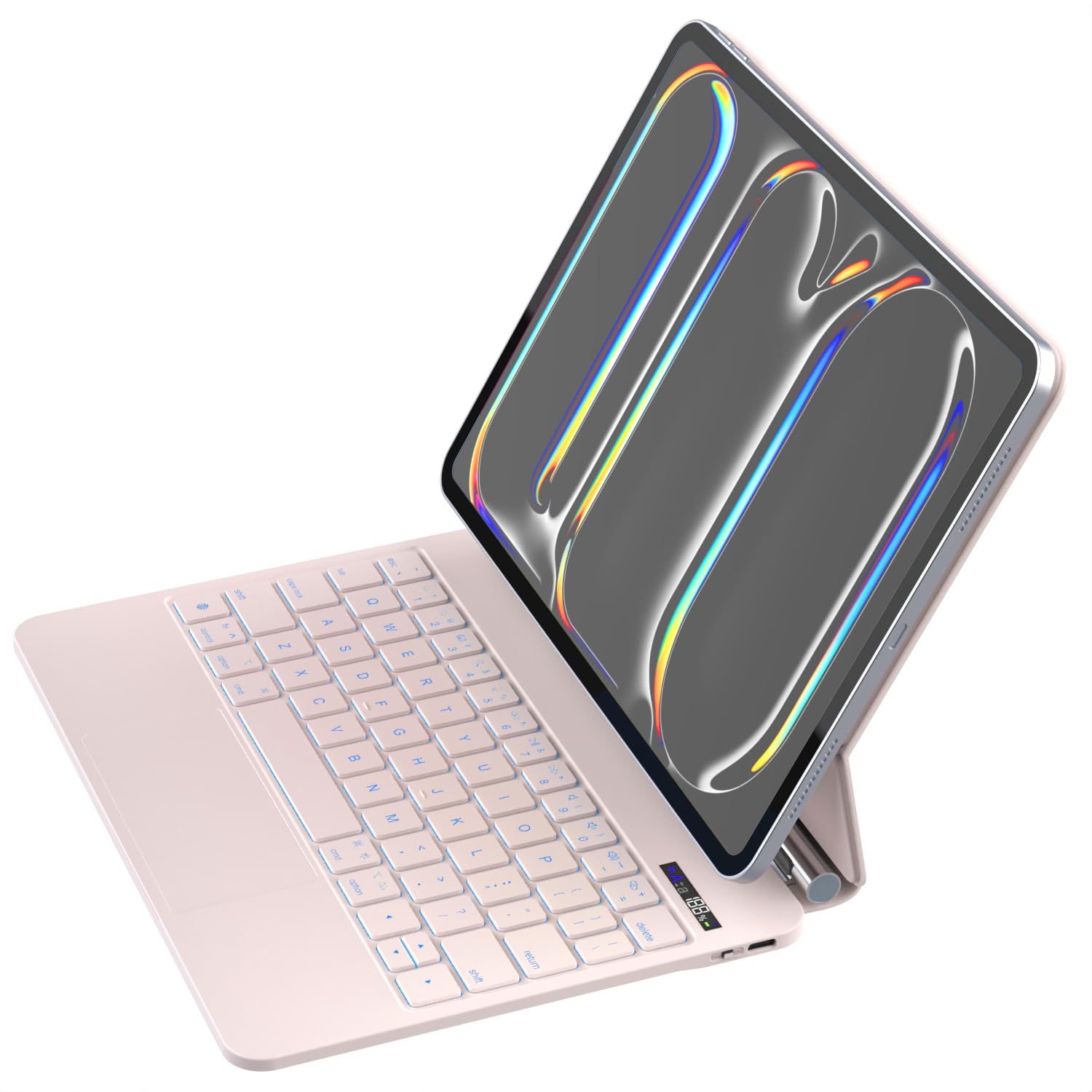 Amazon.com: ZENLU iPad Pro 11 M4 2024 Case with Keyboard Pink