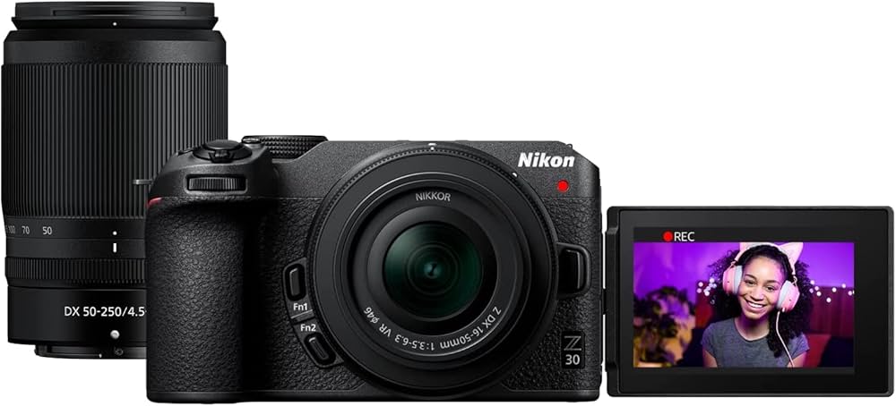 Amazon | Nikon Z 30 ミラーレスカメラ 4K DXボディ + レンズキット2個