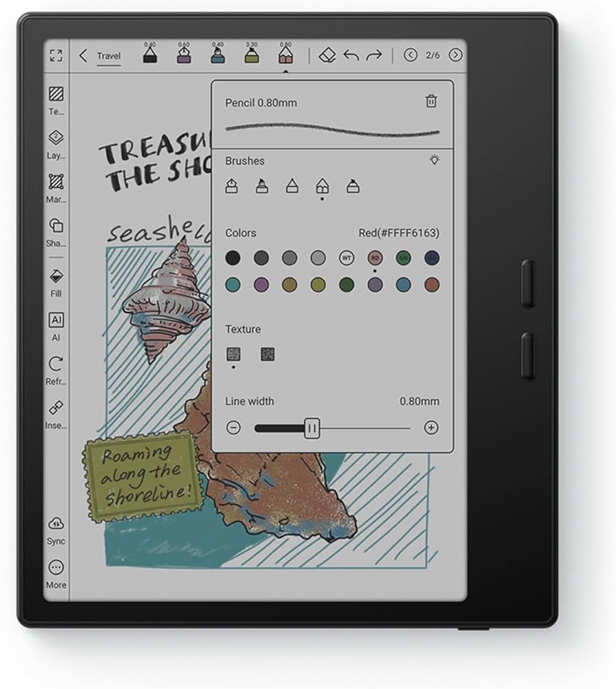 Amazon.co.jp: BOOX Go Color 7 Gen II E Ink Tablet 4G 64G Support