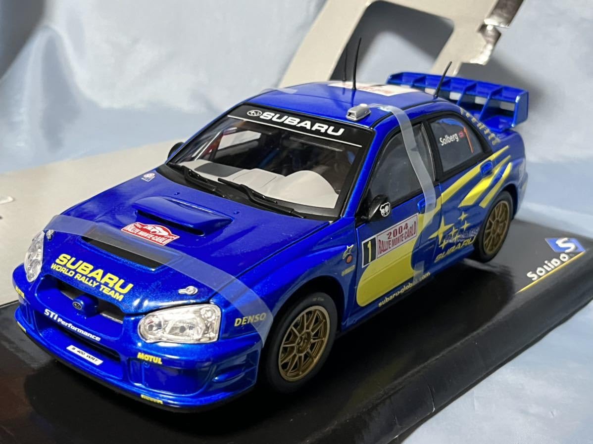 Amazon | ソリド製スバル インプレッサ WRC 2004年1/18 | ミニカー