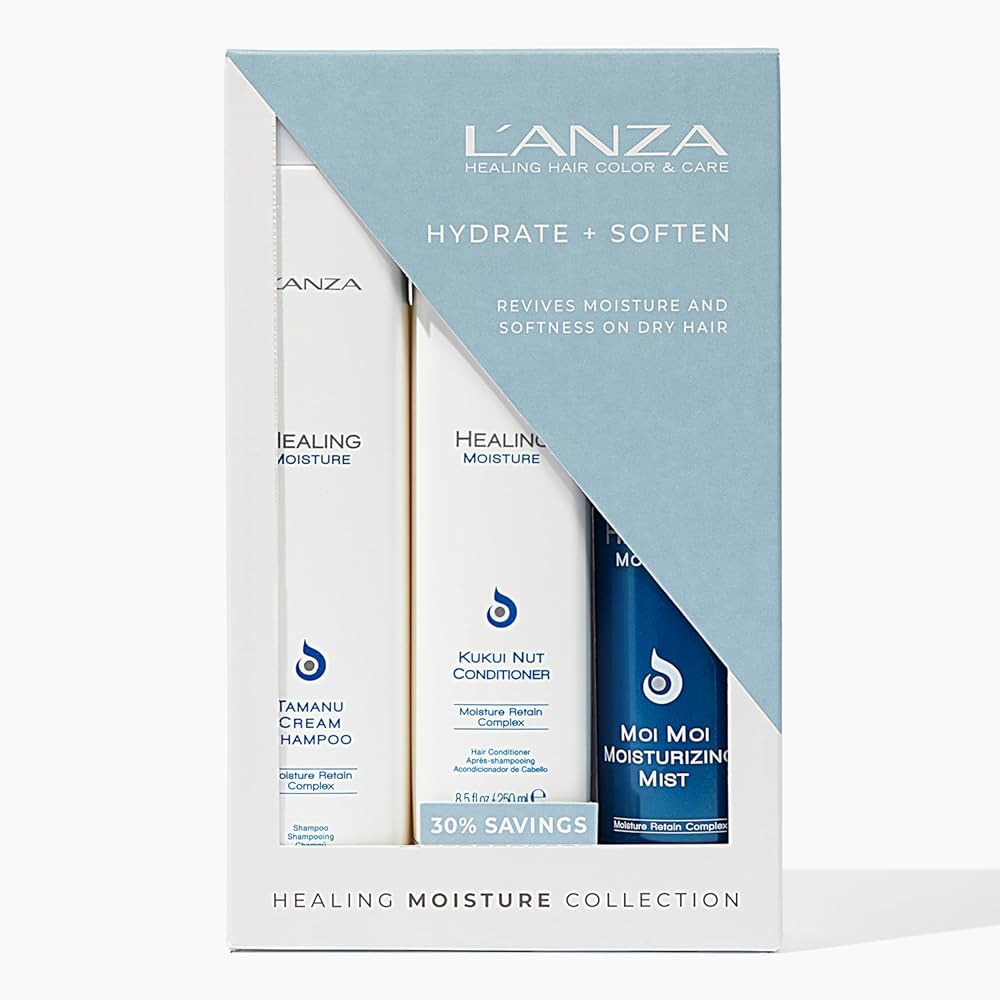 Amazon.com: L'ANZA Healing Moisture Trio Hair Kit, Tamanu Cream