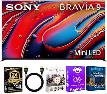 Amazon.com: Sony BRAVIA 9 Mini LED QLED 4K HDR Google TV Bundle
