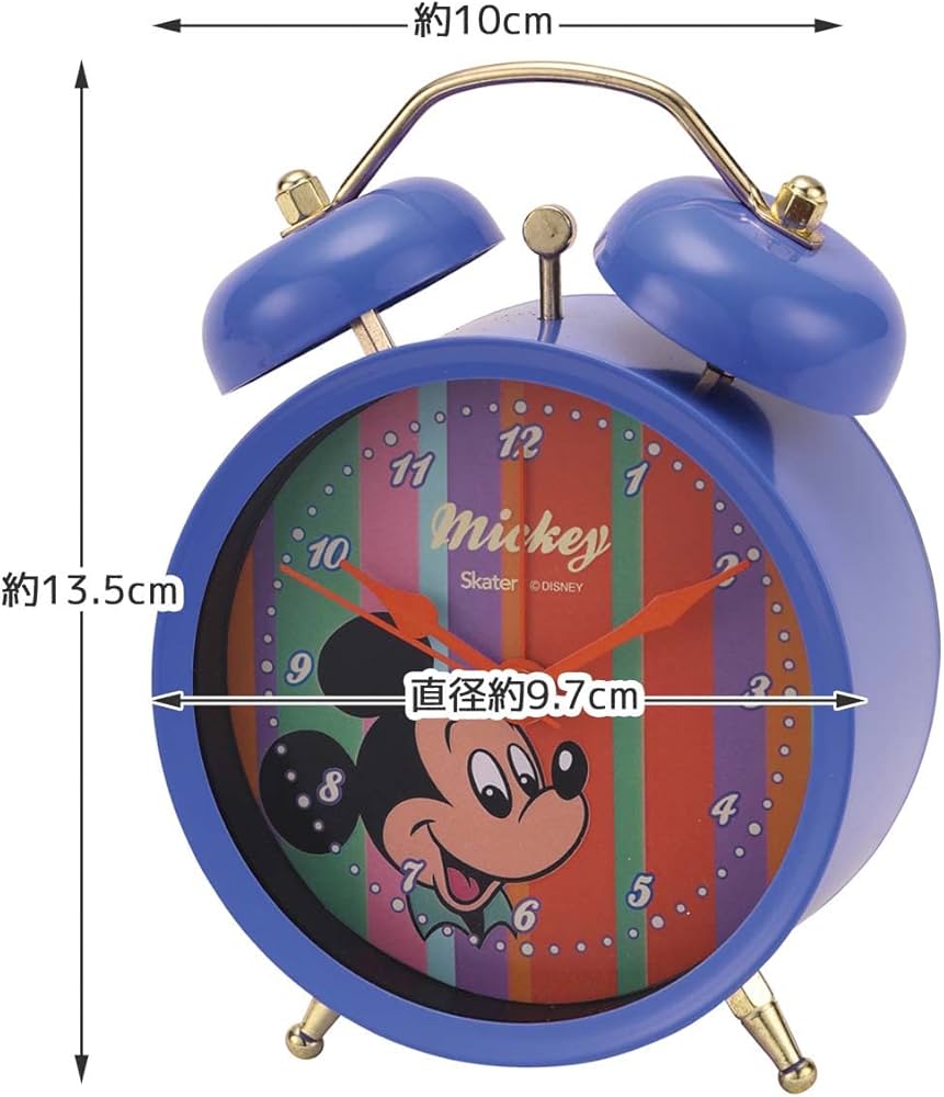 Amazon.co.jp: スケーター(Skater) 置き時計 目覚まし時計 ディズニー