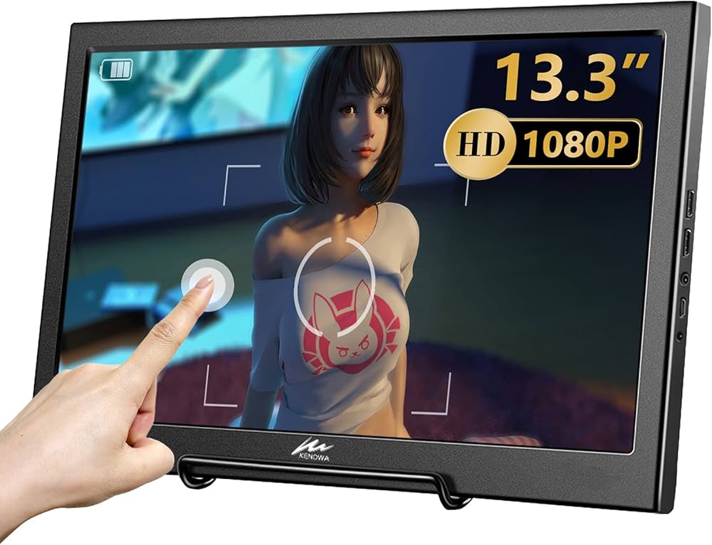 Amazon.co.jp: 13.3インチ タッチ モバイルモニター Kenowa ポータブル