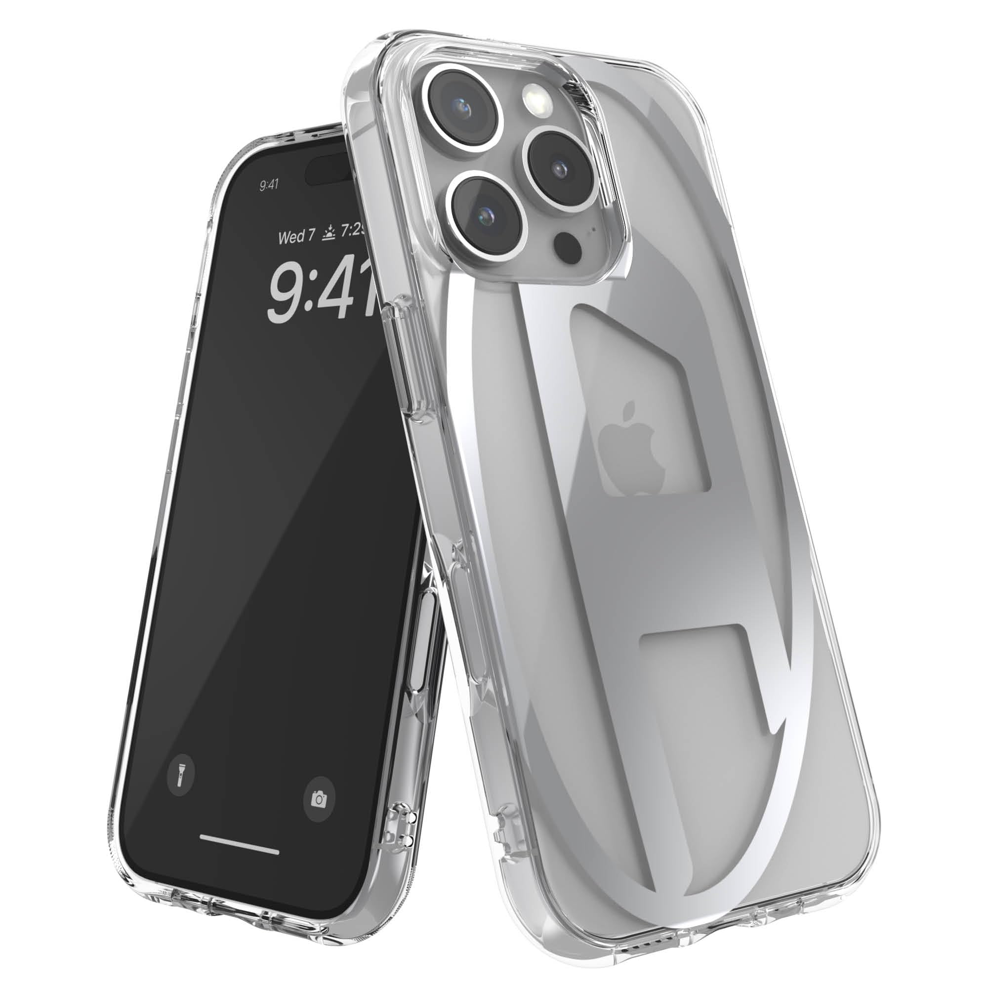 Amazon.co.jp: DIESEL iPhone16proケース Dロゴ クリアケース