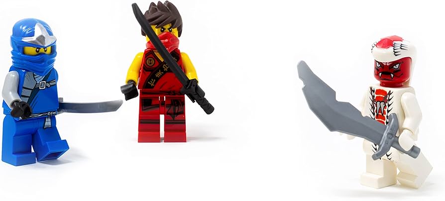 LEGO Ninjago figurenset: 3 Ninjago-figuren (Jay ZX, Kai en Snappa