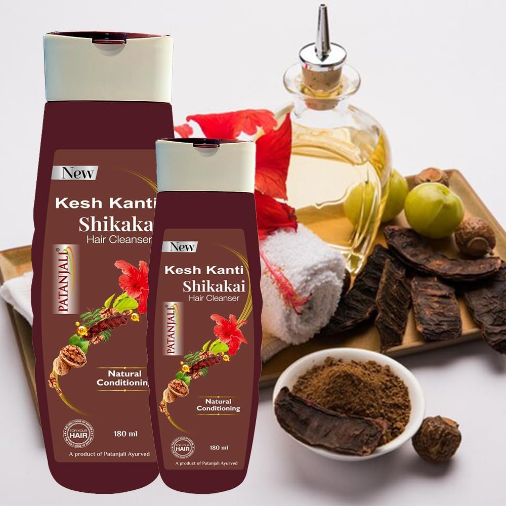 Amazon.com : Patanjali Kesh Kanti Shikakai Hair Cleanser 200ml