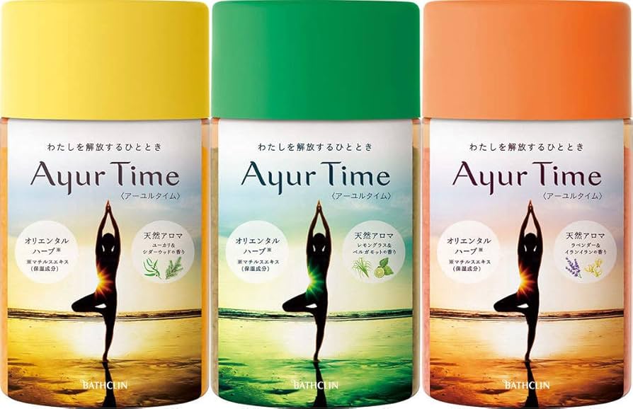 Amazon | バスクリン 【3種セット】アーユルタイム 720g | バスクリン