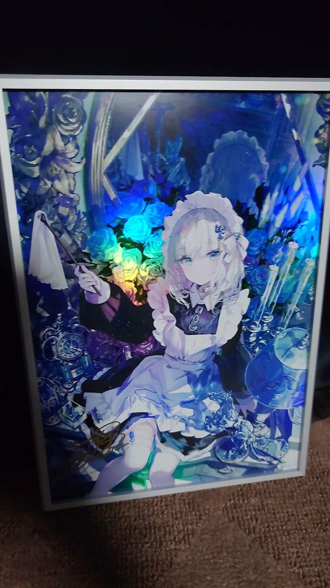 藤ちょこ 直筆サイン入り オーロラアート A4サイズ 絵守未來 【公式通販】