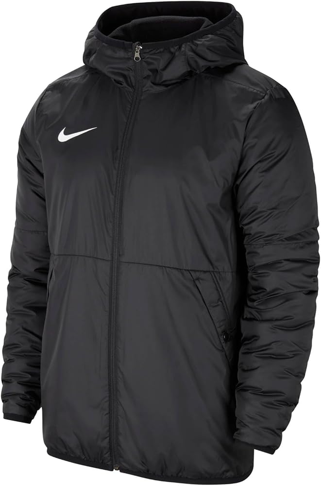 Nike Men's Team Park 20 Winter Jacket Rain Jacket, Black / White