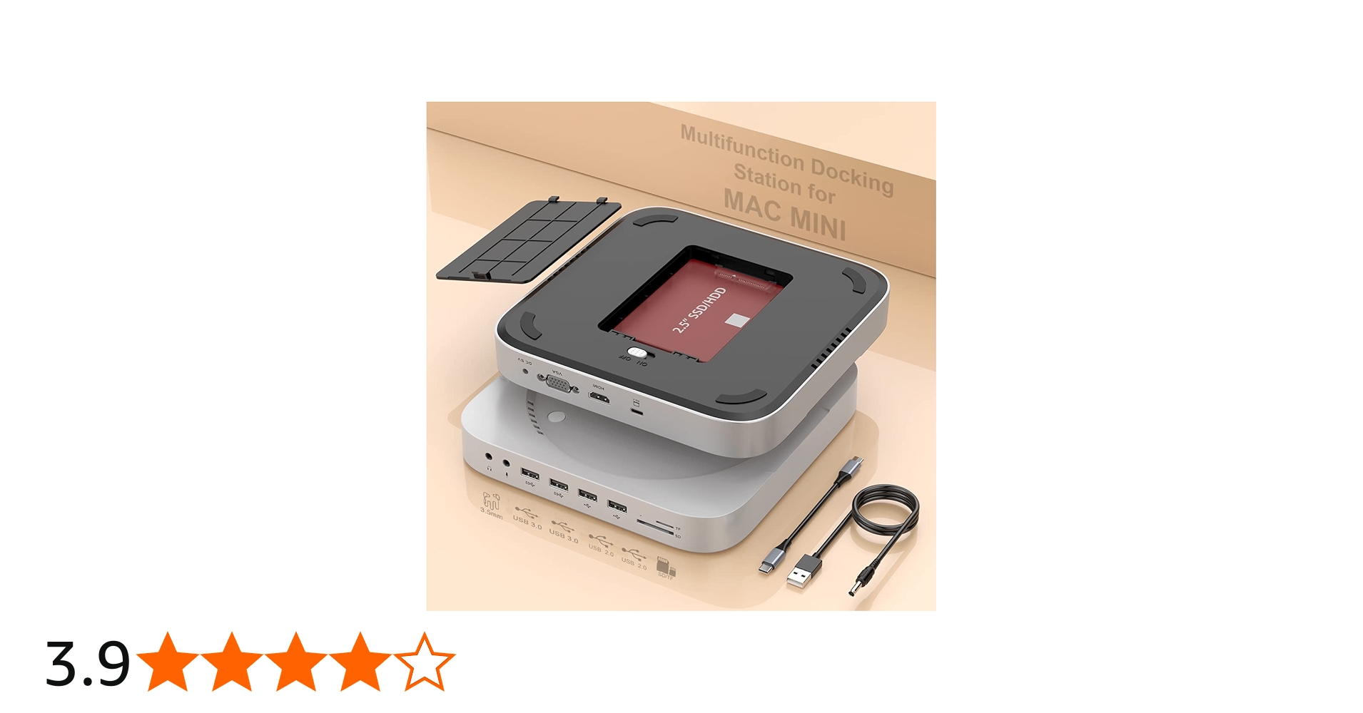 Amazon.co.jp: ハードドライブエンクロージャ付きMacミニドック、12