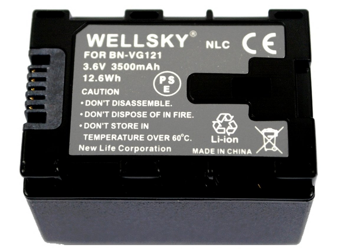 Amazon | WELLSKY BN-VG121 BN-VG129 互換バッテリー [ 純正充電器で