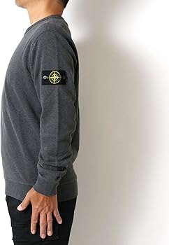 Amazon.co.jp: [ストーンアイランド] ワッペン付き ブラッシュスエット