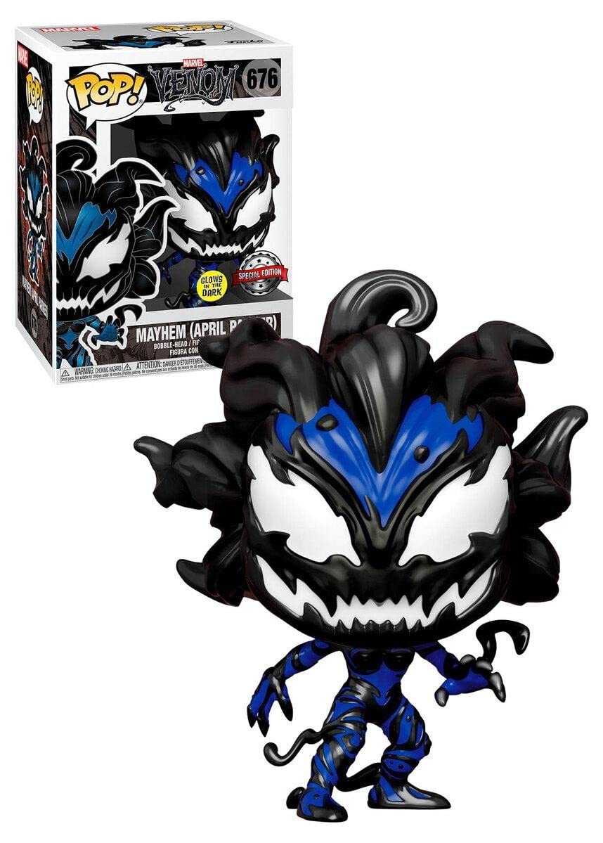 Amazon.com: Funko Pop Venom Mayhem (April Parker) Glow in The Dark