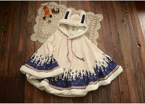 Amazon | [SSUPTEMBER2] ポンチョコート ケープ レディース 森ガール系