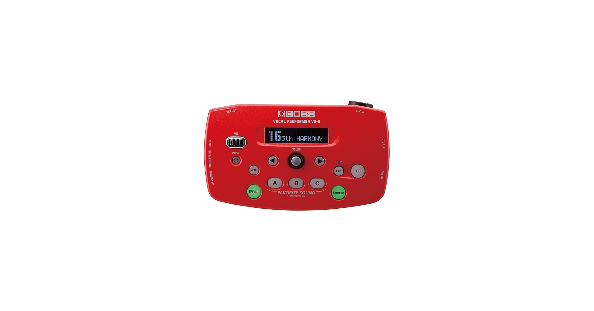 Amazon.com: Boss VE-5 Vocal Performer Effect Processor (Red