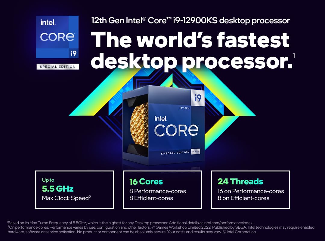 Amazon.com: Intel Core i9 (12th Gen) i9-12900KS Gaming Desktop